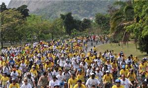 18 mil ciclistas participaram no Rio de Janeiro