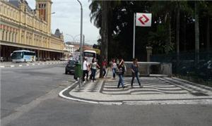 Calçada em São Paulo