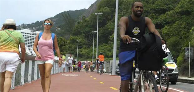 Ciclovia atende ciclistas e pedestres no lazer e m