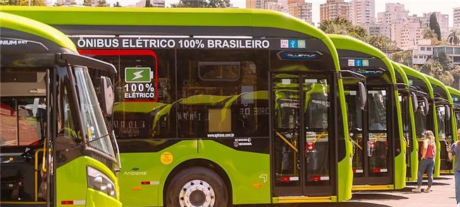 Lançamento de nova frota de ônibus elétricos