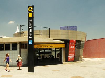 Metrô estação Faria Lima