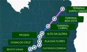 Metrô irá da CIC ao Santa Cândida nas duas etapas