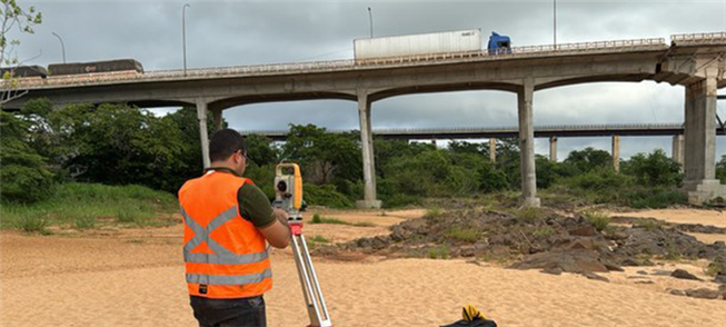 Obras em ponte que colapsou entre MA e TO (BR-226)