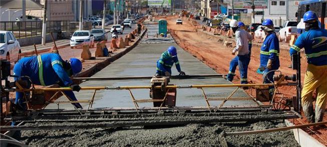 Obras em Várzea Grande (MT) do BRT, no lugar do VL