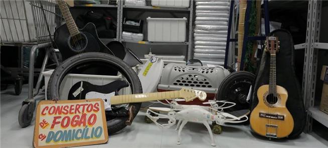 Pneus, drones, instrumentos musicais e até prótese