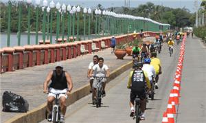 Recife inaugurou ciclofaixas neste mês